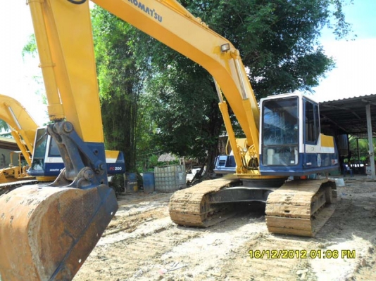Komatsu PC200-5 เก็บใหม่ สภาพเต็มพร้อมใช้ เอกสาร Inv