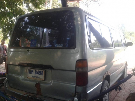 ขายรถตู้ TOYOTAหัวจรวจ ปี41เครื่องดี แชชซีสวยเอกสารเล่ม สภาพพร้อมใช้งานเอกสารเล่มทะเบียนพร้อมโอน แอร์เย็น พ.เพาเวอร์