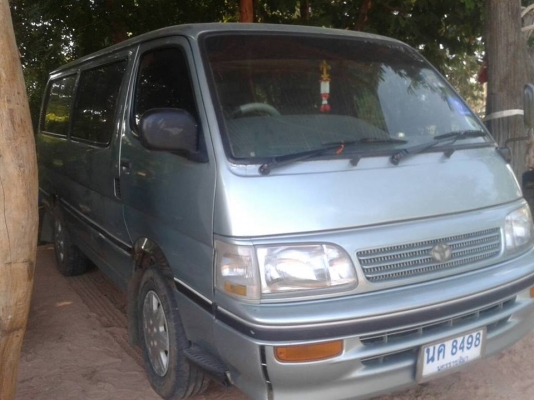 ขายรถตู้ TOYOTAหัวจรวจ ปี41เครื่องดี แชชซีสวยเอกสารเล่ม สภาพพร้อมใช้งานเอกสารเล่มทะเบียนพร้อมโอน แอร์เย็น พ.เพาเวอร์