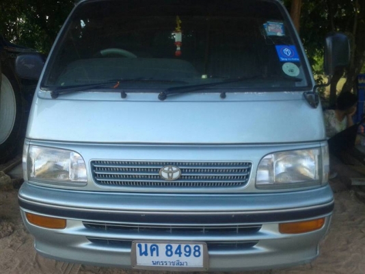 ขายรถตู้ TOYOTAหัวจรวจ ปี41เครื่องดี แชชซีสวยเอกสารเล่ม สภาพพร้อมใช้งานเอกสารเล่มทะเบียนพร้อมโอน แอร์เย็น พ.เพาเวอร์