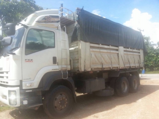 รถอีซูซุ 10 ล้อดั้ม FXZ  360 แรงม้า. ปี 55  ( รถวิ่ง 2xx,xxx กม. )   สนใจติดต่อ 081 - 6079515