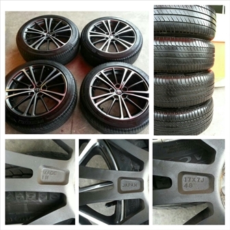ล้อเดิม GT86 Made in japan ขอบ 17 พร้อมยาง Michelin 215/45R17