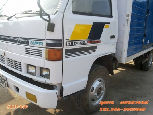 ขายด่วน รถบรรทุก 6 ล้อ ISUZU NPR 110 แรง ตู้แห้ง 3 บาน สภาพสวยพร้อมใช้ ราคาสุดคุ้ม