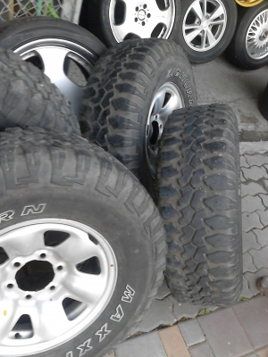 265/75R16 MAXXIS BIGHORN  ชุด 4 ล้อ พร้อมกะทะ 6 รู   TEL.081-427-3941