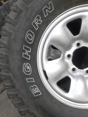 265/75R16 MAXXIS BIGHORN  ชุด 4 ล้อ พร้อมกะทะ 6 รู   TEL.081-427-3941