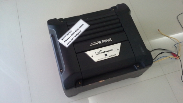 Subwoofer ALPINE SWD-2000 ขนาดดอก 8 นิ้ว Voice คู่