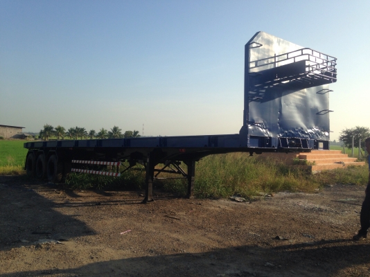 หางพื้นเรียบ12เมตรครึ่ง3เพลา ยกถุงลม โทร0898308118