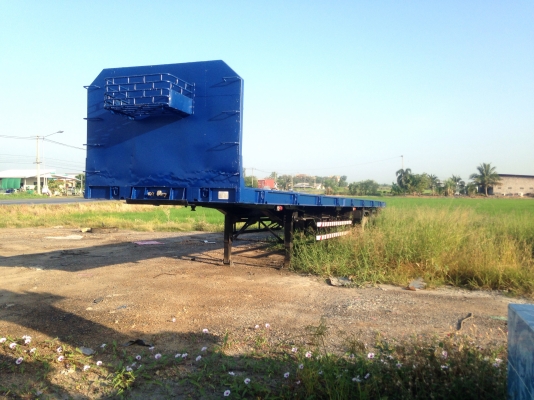 หางพื้นเรียบ12เมตรครึ่ง3เพลา ยกถุงลม โทร0898308118