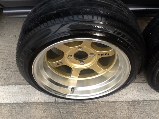 ขายTE37ขอบ15พร้อมยาง หน้า8หลัง9 ออฟ 0 ถูกๆ ขายTE37ขอบ15พร้อมยาง หน้า8หลัง9 ออฟ 0 ถูกๆ