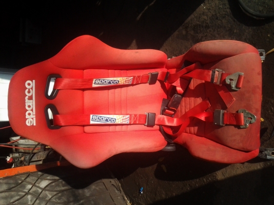 ขายเบาะซิ่งsparco1คู่พร้อมราง ขายเบาะซิ่งsparco1คู่พร้อมราง