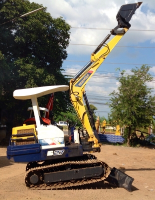 ถูกสุด(งดต่อขนย้ายเอง)ขายรถแบ็คโฮYANMAR -B27รถเก่านอกสวยเดิมสภาพดีพร้อมใช้งานมีเอกสาร(มีVDOชม)ติดต่อ085-5632278 นายภานุกูล