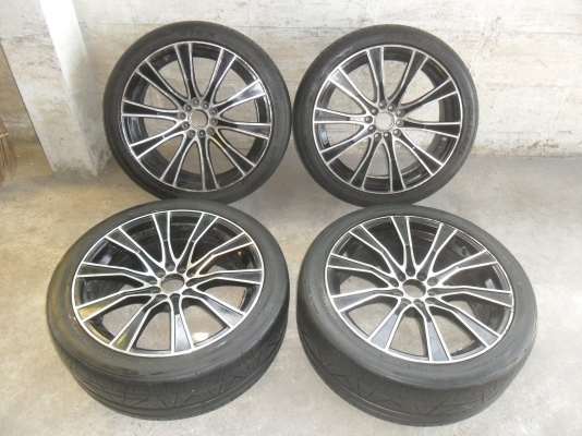 ล้อแม็ก 18นิ้ว 5รู100/114 พร้อมยาง สวยๆ 4 ล้อ ราคา 7900 บาท