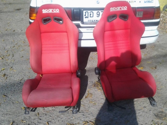 ขายเบาะซิ่ง Sparco พร้อมราง1คู่