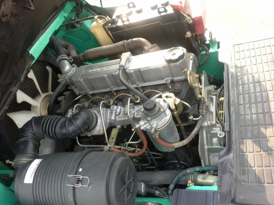 MITSUBISHI GRENDIA รุ่นใหม่ล่าสุด F14E ขนาด3ตัน เสา3เมตร เกียร์ออร์โต้ เครื่องดีเซลS4S ยางตัน4เส้น ใช้งาน2XXX