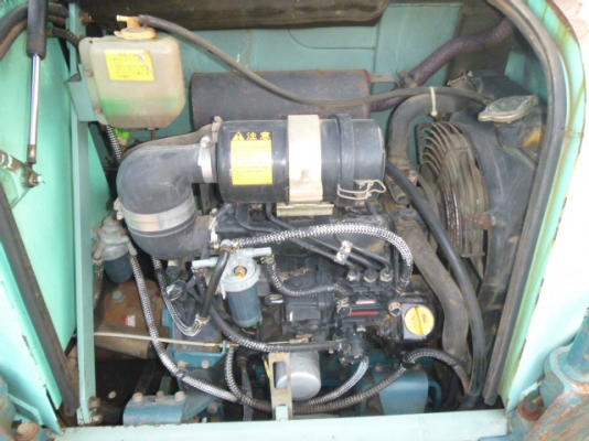 รถขุดเก่าญี่ปุ่น YANMAR B25-2 พร้อมบุ้งกี่ 2 ลูก + หัวคีบ