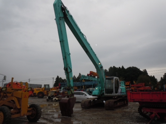 รถแบคโฮเก่าญี่ปุ่น Kobelco SK200LC-6 บูมยาว 15 เมตร