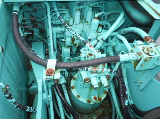 รถแบคโฮเก่าญี่ปุ่น Kobelco SK200LC-6 บูมยาว 15 เมตร