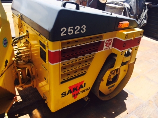 รถบดสั่นสะเทือน 3.5 ตัน Sakai SW350 สภาพเดิมๆ เนี๊ยบ สวย นำเข้าจากญี่ปุ่น 091 695-6445