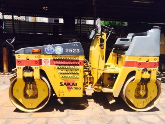 รถบดสั่นสะเทือน 3.5 ตัน Sakai SW350 สภาพเดิมๆ เนี๊ยบ สวย นำเข้าจากญี่ปุ่น 091 695-6445