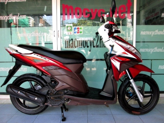 CLICK 110 i สีแดง รุ่นท๊อป ล้อแมกซ์  combibrake รถเดือน ตุลาคม ปี54 ไมล์ 8 พันโล ของแถม 2 รายการ 23900