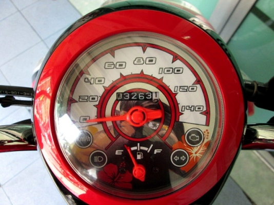 scoopy-i สีดำแดง ลายลิง รถเดือน พฤษภาคม ปี 57 ไมล์ 3 พันโล รุ่นใหม่ไฟหน้าโปรเจ็คเตอร์ แถม 2 รายการ 31900