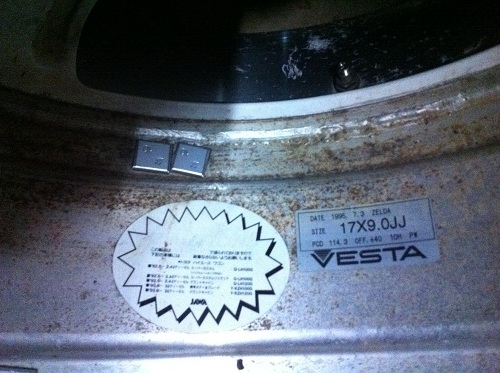 ขายล้อ zelda try force 17 กว้าง 8,9 5รู114