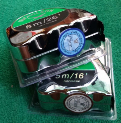 ตลับเมตรชุบโครเมียม NICHOLSON ยาว 8M. ล้างสต๊อคลด 50\% จาก Brochure ตลับเมตรชุบโครเมียม NICHOLSON ยาว 8M. ล้างสต๊อคลด 50\% จาก Brochure