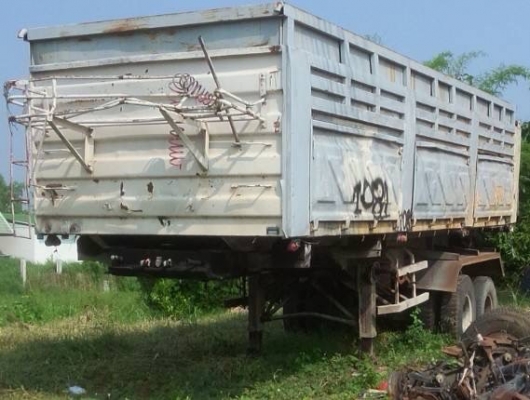 ขายด่วน!!หางพ่วงดั้มของสามมิตรลอนเฉียงเเท้ปี42สภาพพร้อมใช้งานสองเพา