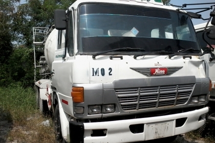 ขายด่วนครับ รถโม่ปูน โม่ตรง HINO FS1FKAเครื่อง EF75033059ปี24