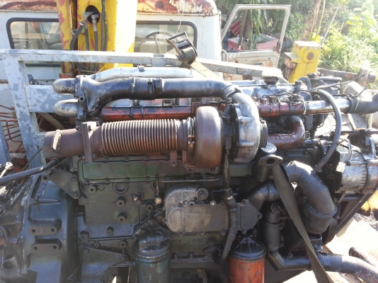 เครื่อง PE6 เทอร์โบ ท่ออ้อม พร้อมเกียร์ เครื่องดีไม่มีไอเกียร์ไม่หอน พร้อมใบคุ้งลงเล่ม