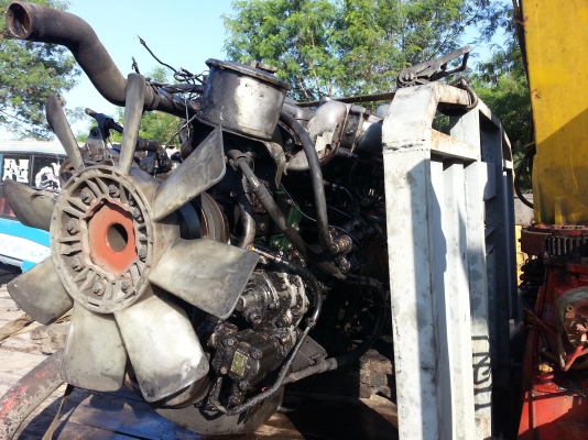 เครื่อง PE6 เทอร์โบ ท่ออ้อม พร้อมเกียร์ เครื่องดีไม่มีไอเกียร์ไม่หอน พร้อมใบคุ้งลงเล่ม