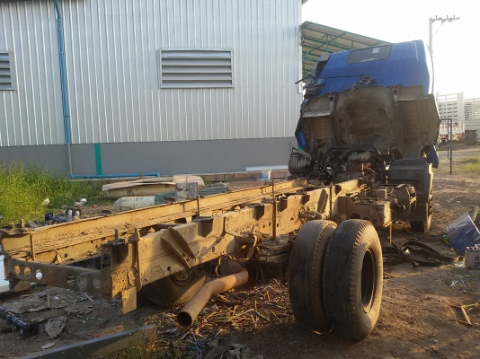 ขายรถ HINO FB4J ปี2545 เครื่ิอง JO5C ระบบCNG รถโดนชนด้านหน้ามา ขายตามสภาพ