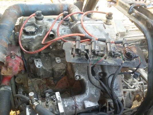 ขายรถ HINO FB4J ปี2545 เครื่ิอง JO5C ระบบCNG รถโดนชนด้านหน้ามา ขายตามสภาพ