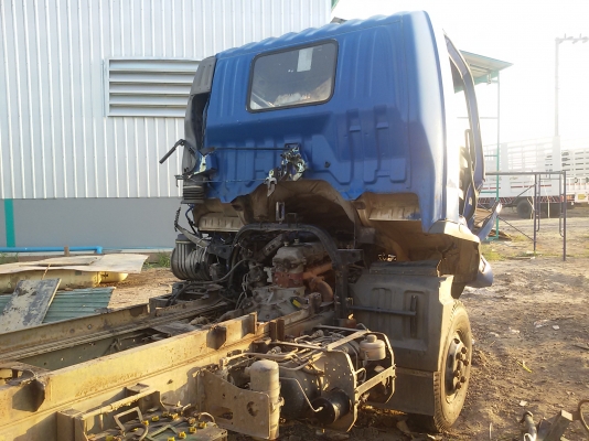 ขายรถ HINO FB4J ปี2545 เครื่ิอง JO5C ระบบCNG รถโดนชนด้านหน้ามา ขายตามสภาพ