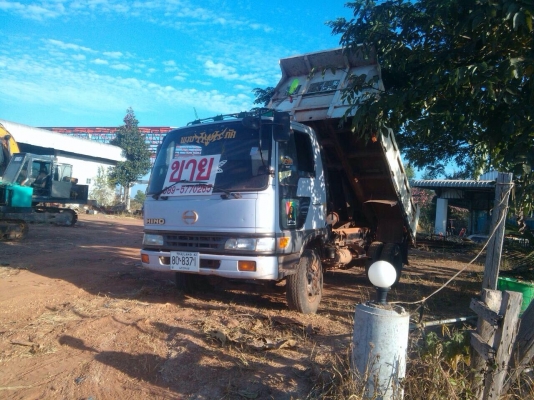 หกล้อหัวสมอทอง เครื่องอีชูชุ6bd เฟืองท้ายF เบรคลม0895770265 เล่มทะเบียน HINO KM