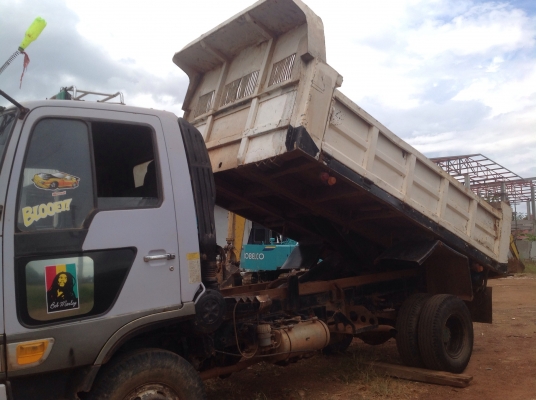 หกล้อหัวสมอทอง เครื่องอีชูชุ6bd เฟืองท้ายF เบรคลม0895770265 เล่มทะเบียน HINO KM