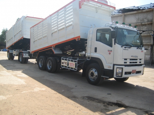 ลดราคาสุดสุด ลูกพ่วงต่อใหม่ถูกสุดสุดไม่ต้องรอนาน ลูกพ่วง 2เพลาดั้มมีเนียม ราคา 590000บาทเท่านั้น