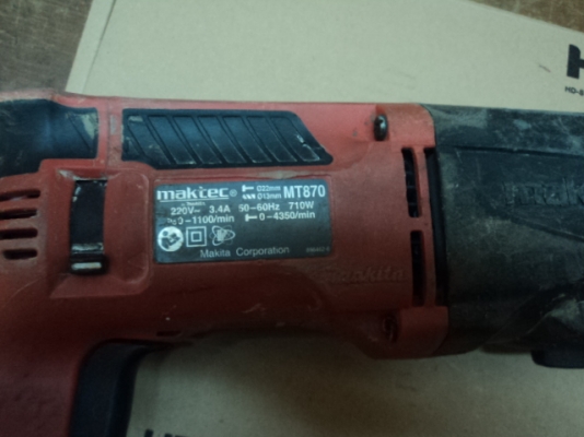 สว่านโรตารี่ maktec mt870ราคา1300บาท สว่านโรตารี่ maktec mt870ราคา1300บาท