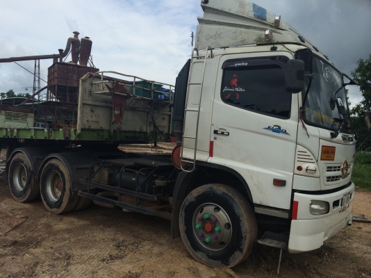 10ล้อหัวลาก2เพลาHINO 320แรงพร้อมหางพื้นเรียบ3คานSMM..ปี*2550 ใช้น้อยมาก 145000 กม.