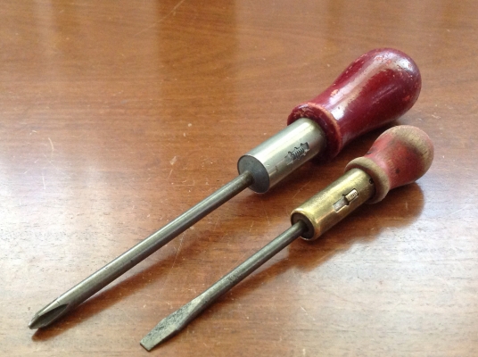 ขายไขควงก๊อกแก๊กด้ามไม้ Vintage Germany &amp; U.S.A.