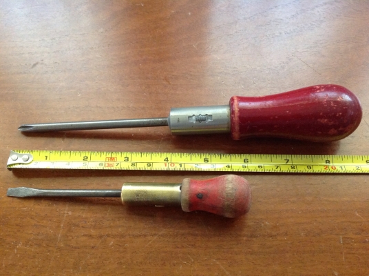 ขายไขควงก๊อกแก๊กด้ามไม้ Vintage Germany &amp; U.S.A.