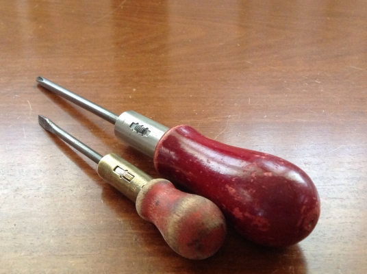 ขายไขควงก๊อกแก๊กด้ามไม้ Vintage Germany &amp; U.S.A.