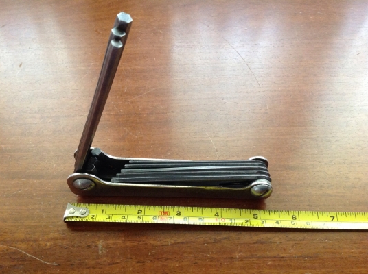 ขายประแจหกเหลี่ยมชุด 8 ชิ้น VINTAGE EK-LIND TOOL