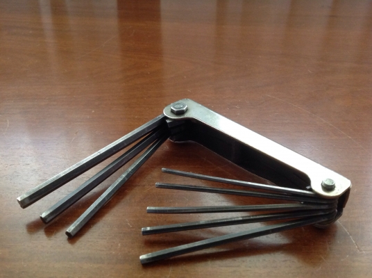 ขายประแจหกเหลี่ยมชุด 8 ชิ้น VINTAGE EK-LIND TOOL