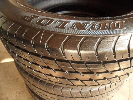 ยาง ดันล็อป185-60ขอบ15 (4เส้น1,500บ)ดอกหนามากT.092-9351644