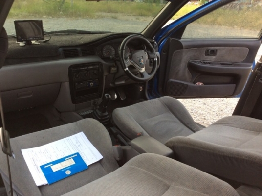 ขายรถนิสสัน ซันนี่ B14 ปี 97 เครื่อง 1.5 เกียร์ธรรมดา ติดแก๊ส LPG เพาเวอร์ กระจกไฟฟ้าทั้งคัน แอร์เย็นฉ่ำ เบาะกำมะหยี่เดิมๆสะอาด วิทยุCD/จอทีวี 7" สีเงามีริ้วรอย แม็กเดิมๆ ยางดี พร้อมใช้ ภาษีปี58 เอกสารพร้อม ขับกลับได้เลยครับ