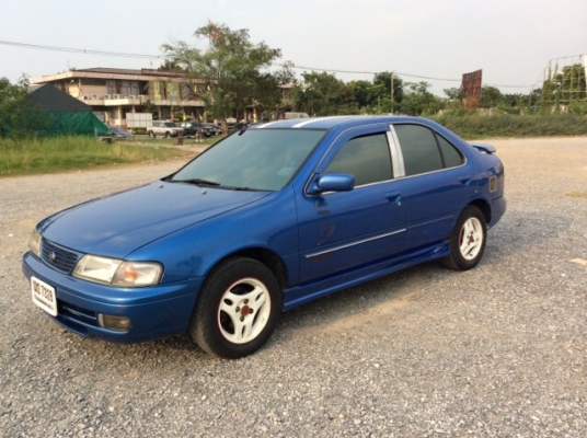 ขายรถนิสสัน ซันนี่ B14 ปี 97 เครื่อง 1.5 เกียร์ธรรมดา ติดแก๊ส LPG เพาเวอร์ กระจกไฟฟ้าทั้งคัน แอร์เย็นฉ่ำ เบาะกำมะหยี่เดิมๆสะอาด วิทยุCD/จอทีวี 7" สีเงามีริ้วรอย แม็กเดิมๆ ยางดี พร้อมใช้ ภาษีปี58 เอกสารพร้อม ขับกลับได้เลยครับ