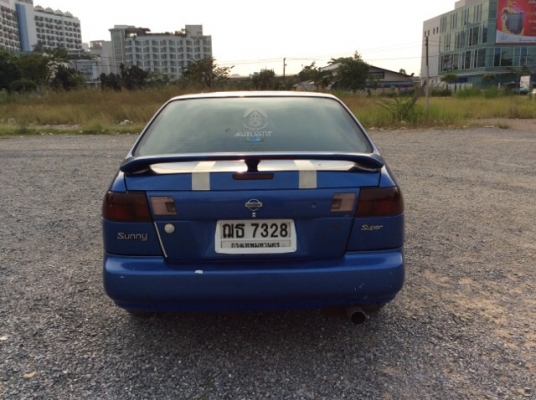 ขายรถนิสสัน ซันนี่ B14 ปี 97 เครื่อง 1.5 เกียร์ธรรมดา ติดแก๊ส LPG เพาเวอร์ กระจกไฟฟ้าทั้งคัน แอร์เย็นฉ่ำ เบาะกำมะหยี่เดิมๆสะอาด วิทยุCD/จอทีวี 7" สีเงามีริ้วรอย แม็กเดิมๆ ยางดี พร้อมใช้ ภาษีปี58 เอกสารพร้อม ขับกลับได้เลยครับ