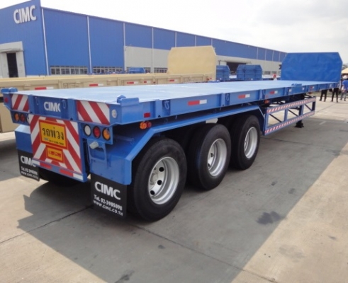 รถเทรลเลอร์นำลาภ มงคลสยาม รถพื้นเรียบ 3 เพลา CIMC ติดต่อคุณนริศ 081-733-5156 รถเทรลเลอร์นำลาภ มงคลสยาม รถพื้นเรียบ 3 เพลา CIMC ติดต่อคุณนริศ 081-733-5156