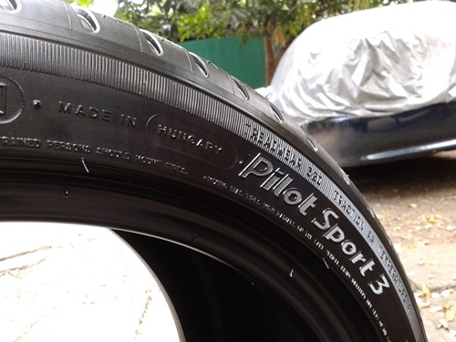 ยาง,265-35-18 Michelin Pilot Sport3 ปลายปี12หนึ่งคู่ 4,500